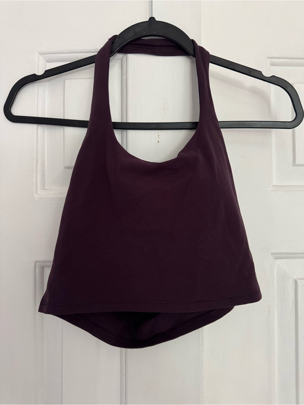 ATHLETA Plum Halter Racerback Tank Top